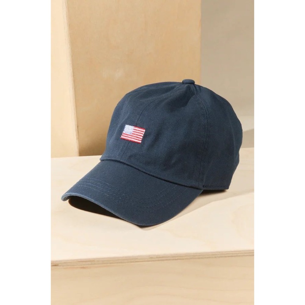 Altar'd State Navy Blue American Flag Embroidered Baseball Cap Dad Hat
